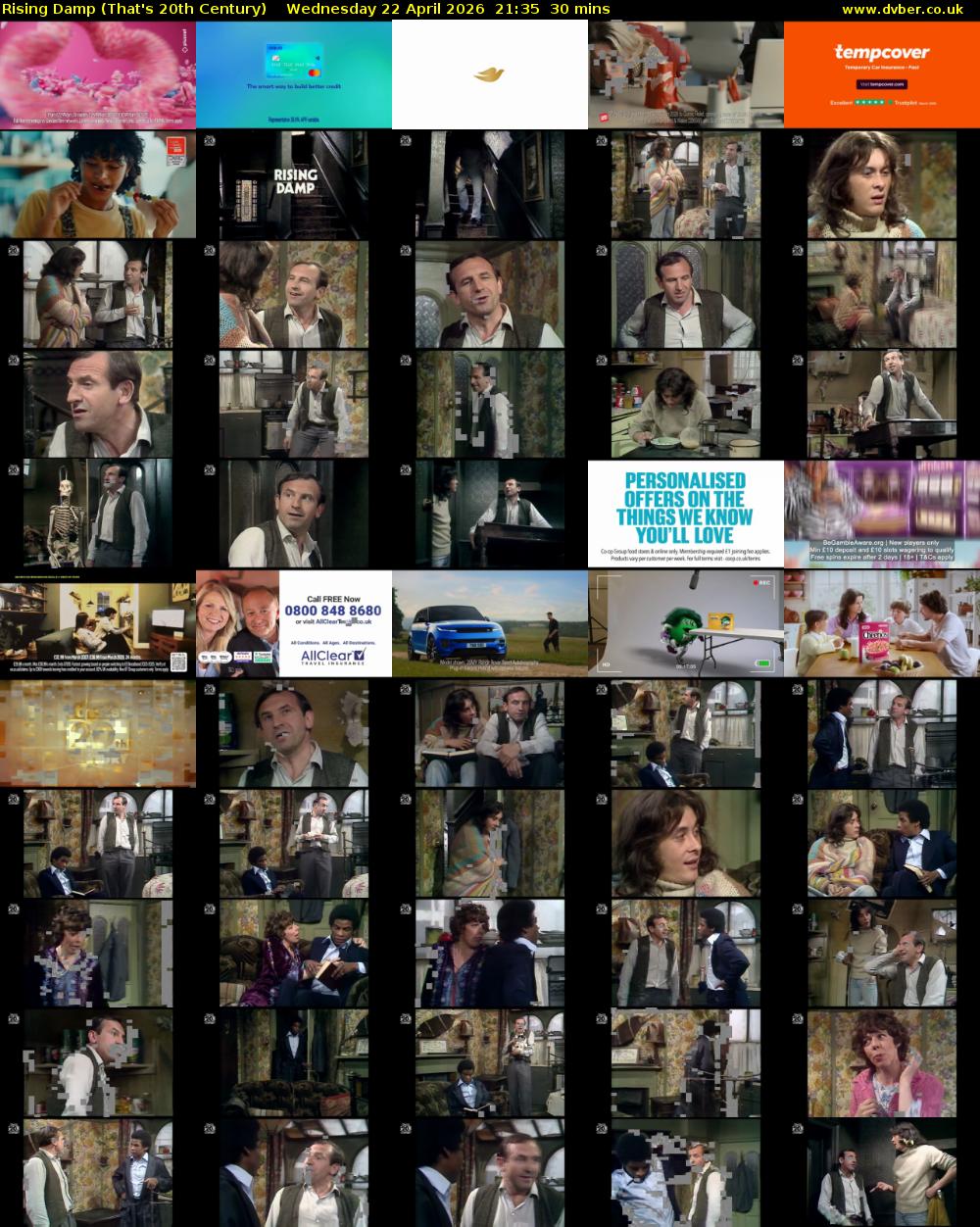 Rising Damp (That's 20th Century) Wednesday 22 April 2026 21:35 - 22:05