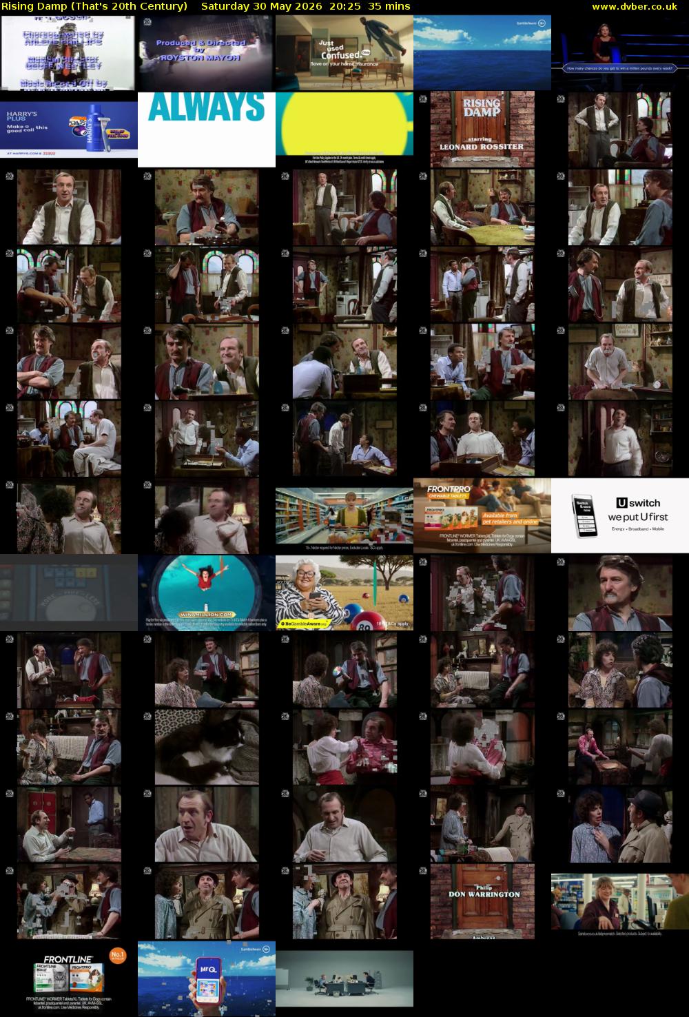 Rising Damp (That's 20th Century) Saturday 30 May 2026 20:25 - 21:00