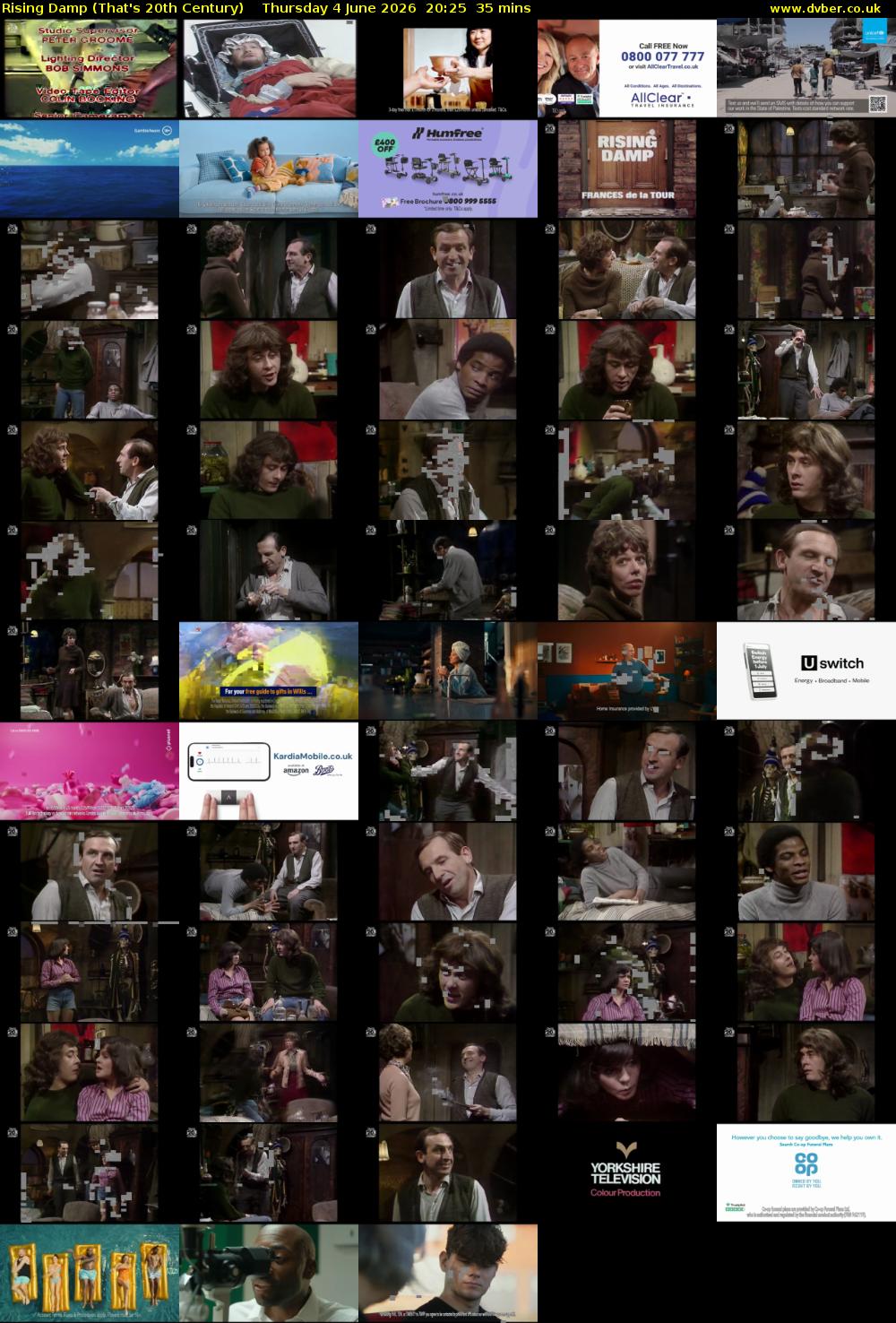 Rising Damp (That's 20th Century) Thursday 4 June 2026 20:25 - 21:00