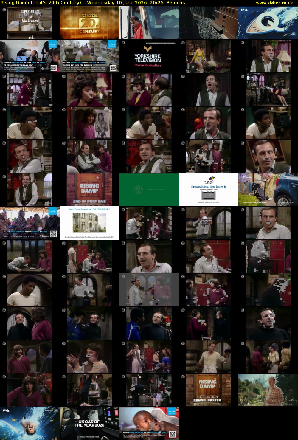 Rising Damp (That's 20th Century) Wednesday 10 June 2026 20:25 - 21:00