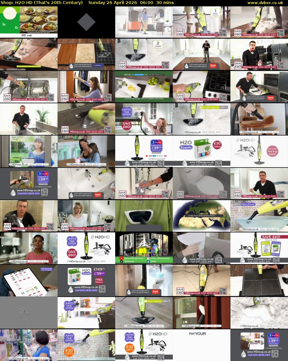 Shop: H2O HD (That's 20th Century) Sunday 26 April 2026 06:00 - 06:30