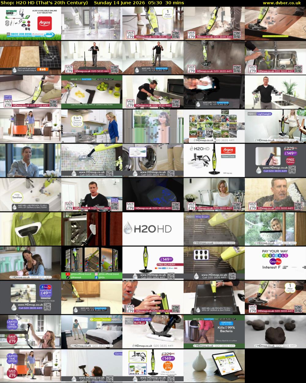 Shop: H2O HD (That's 20th Century) Sunday 14 June 2026 05:30 - 06:00
