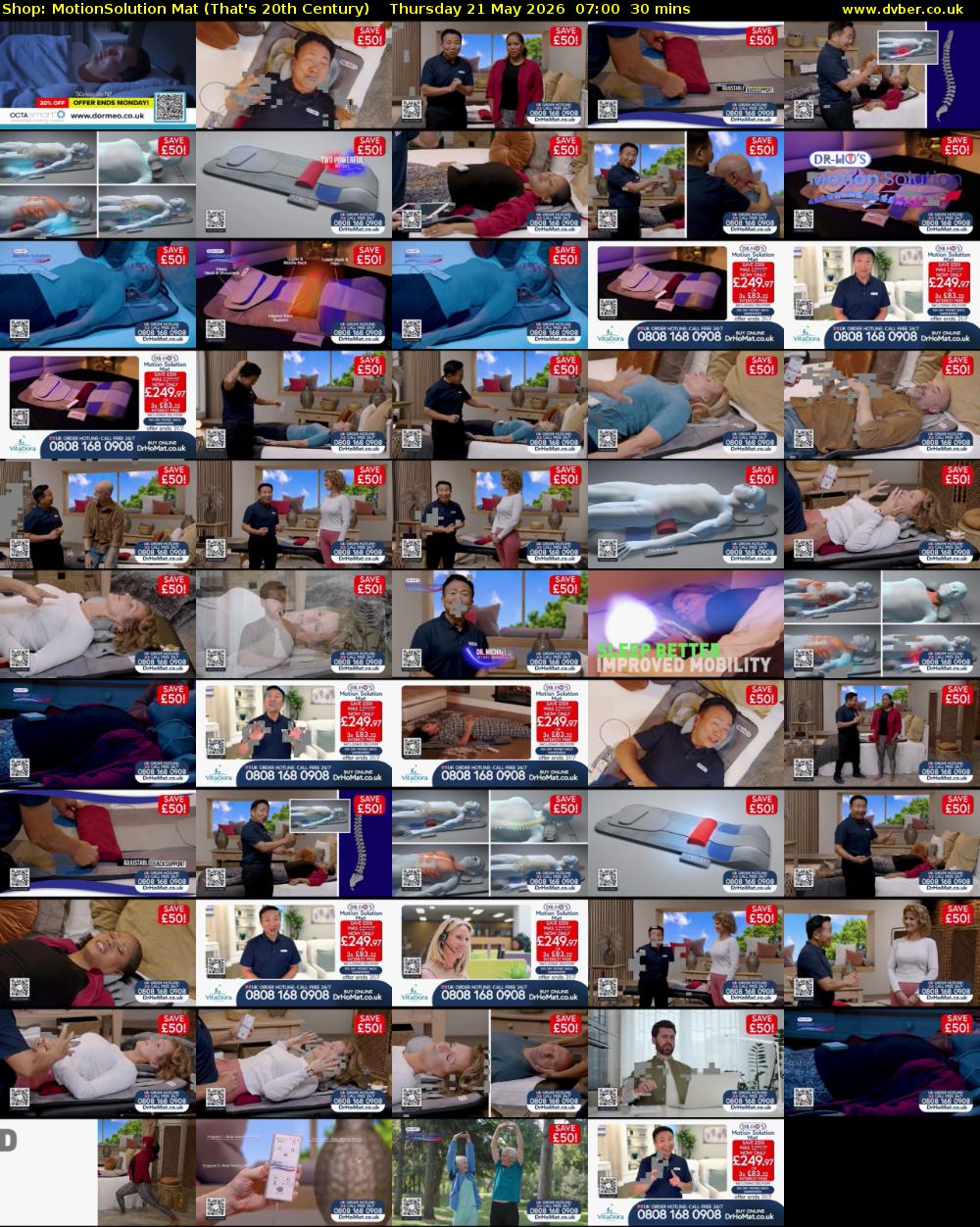 Shop: MotionSolution Mat (That's 20th Century) Thursday 21 May 2026 07:00 - 07:30