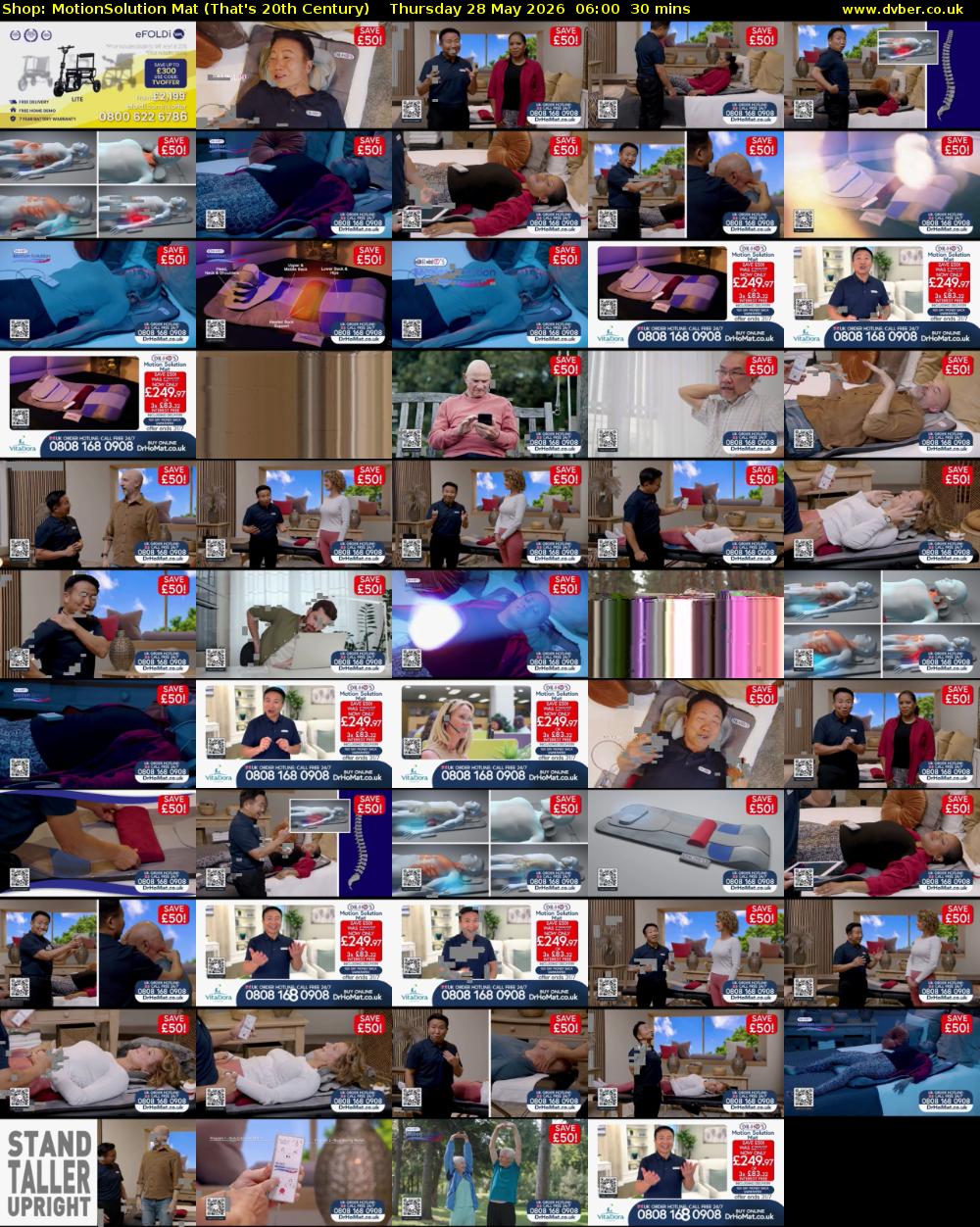 Shop: MotionSolution Mat (That's 20th Century) Thursday 28 May 2026 06:00 - 06:30