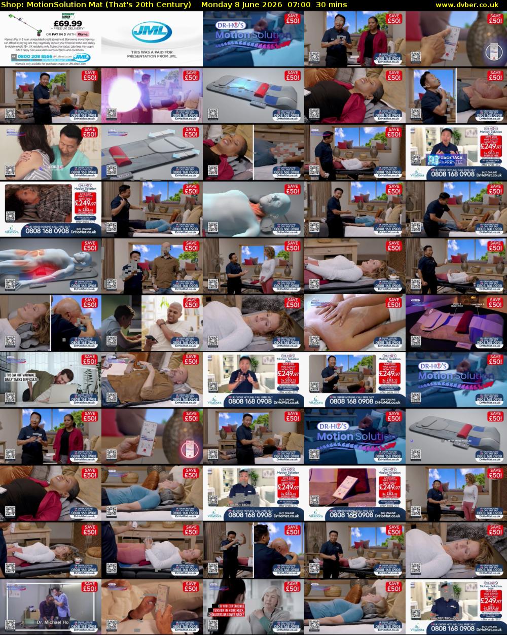 Shop: MotionSolution Mat (That's 20th Century) Monday 8 June 2026 07:00 - 07:30