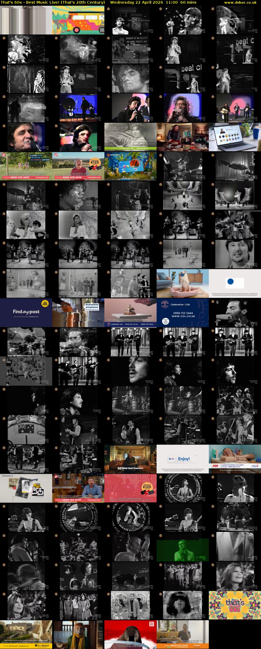 That's 60s - Best Music Live! (That's 20th Century) Wednesday 22 April 2026 11:00 - 12:00