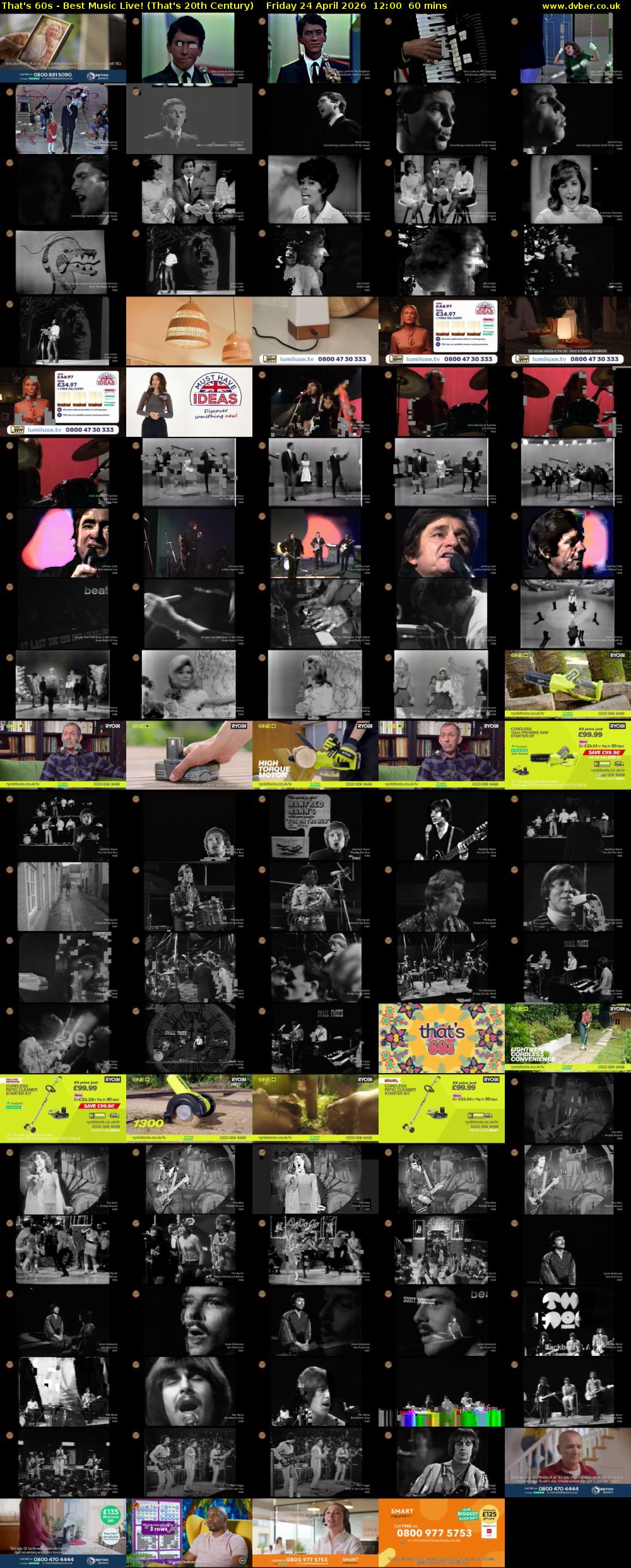 That's 60s - Best Music Live! (That's 20th Century) Friday 24 April 2026 12:00 - 13:00