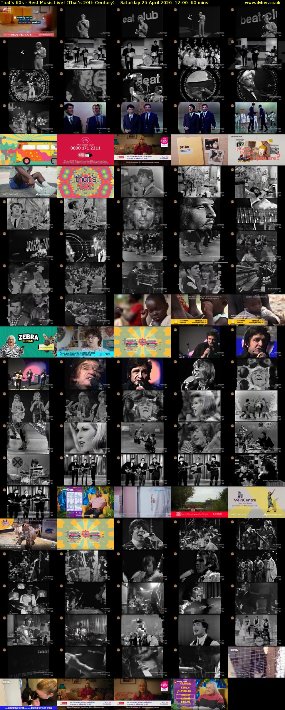 That's 60s - Best Music Live! (That's 20th Century) Saturday 25 April 2026 12:00 - 13:00