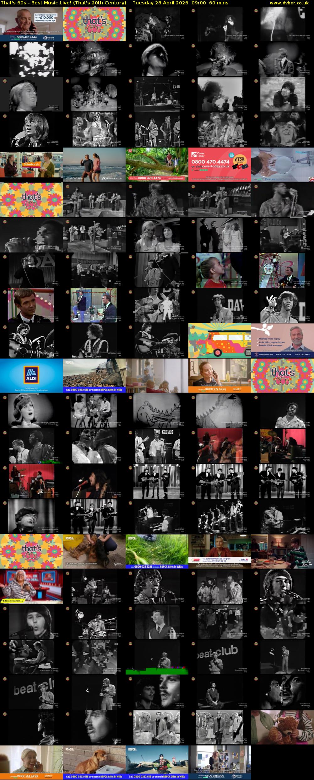 That's 60s - Best Music Live! (That's 20th Century) Tuesday 28 April 2026 09:00 - 10:00