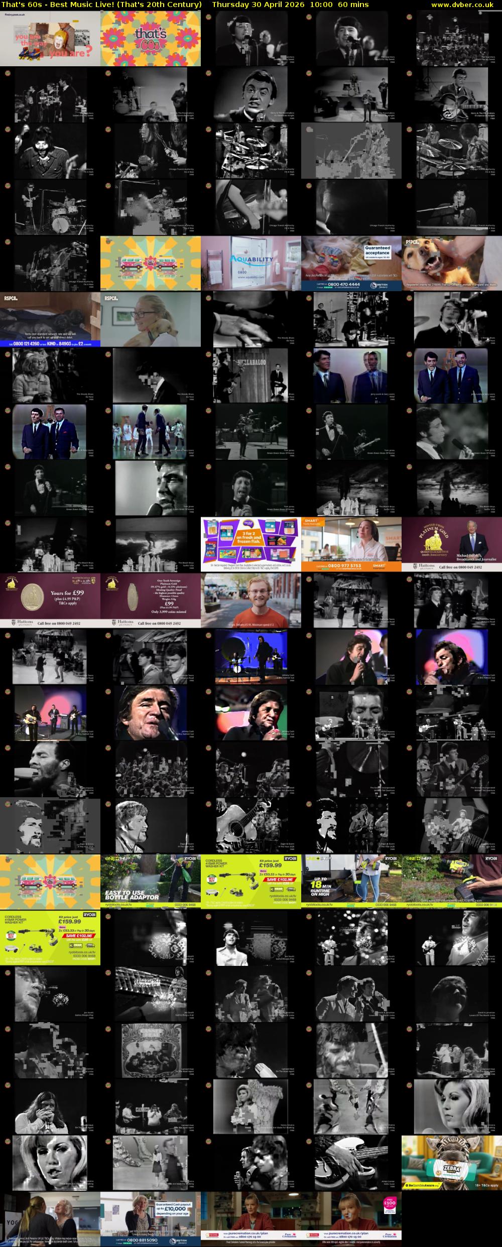 That's 60s - Best Music Live! (That's 20th Century) Thursday 30 April 2026 10:00 - 11:00