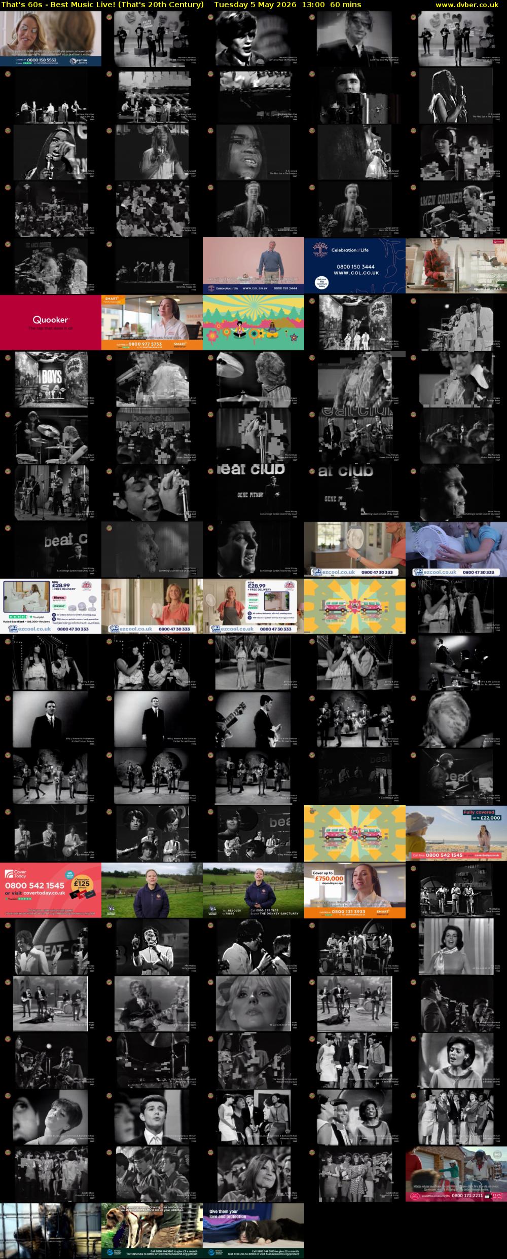 That's 60s - Best Music Live! (That's 20th Century) Tuesday 5 May 2026 13:00 - 14:00
