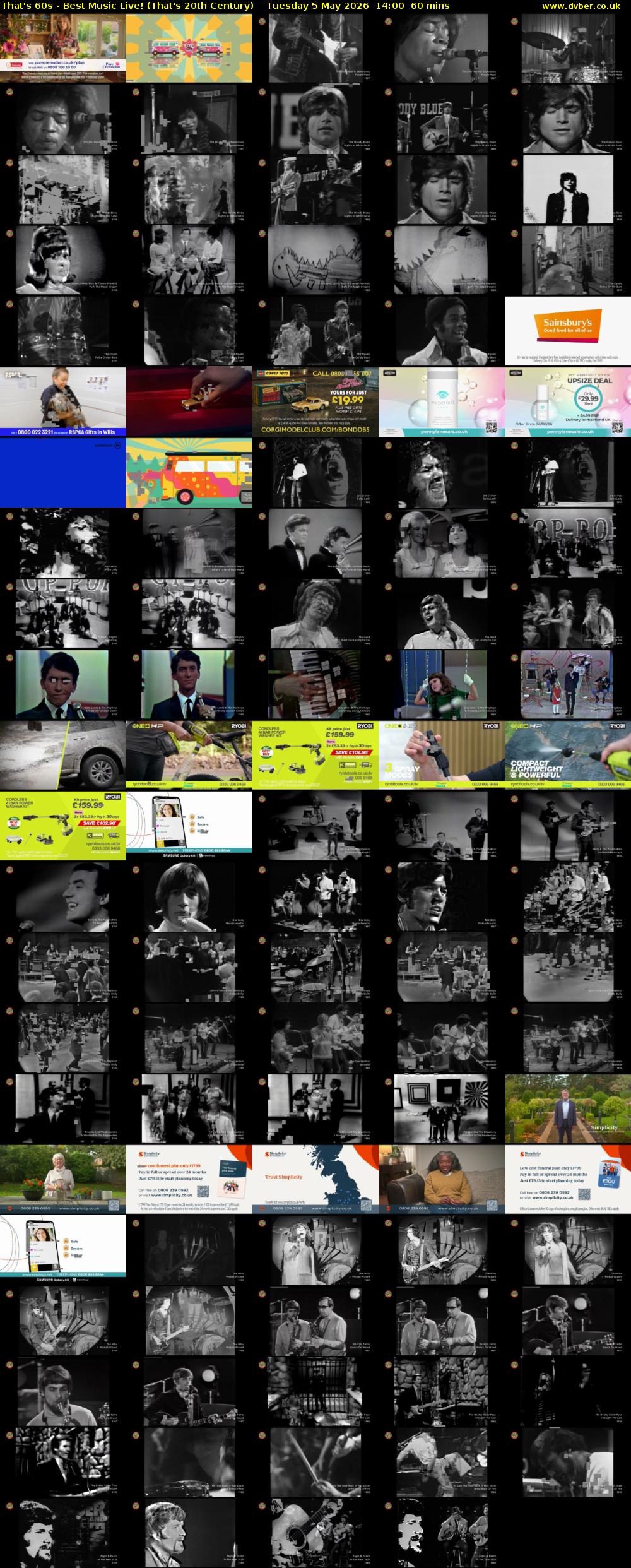 That's 60s - Best Music Live! (That's 20th Century) Tuesday 5 May 2026 14:00 - 15:00