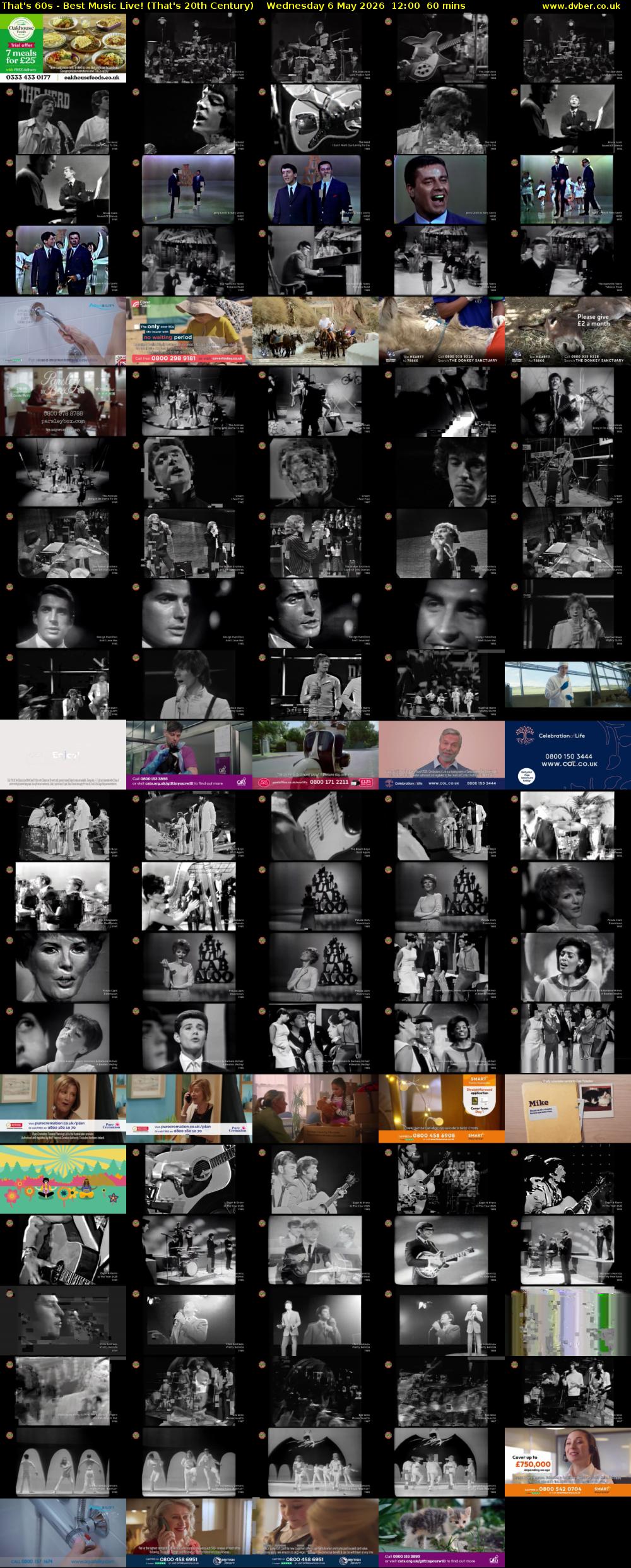 That's 60s - Best Music Live! (That's 20th Century) Wednesday 6 May 2026 12:00 - 13:00
