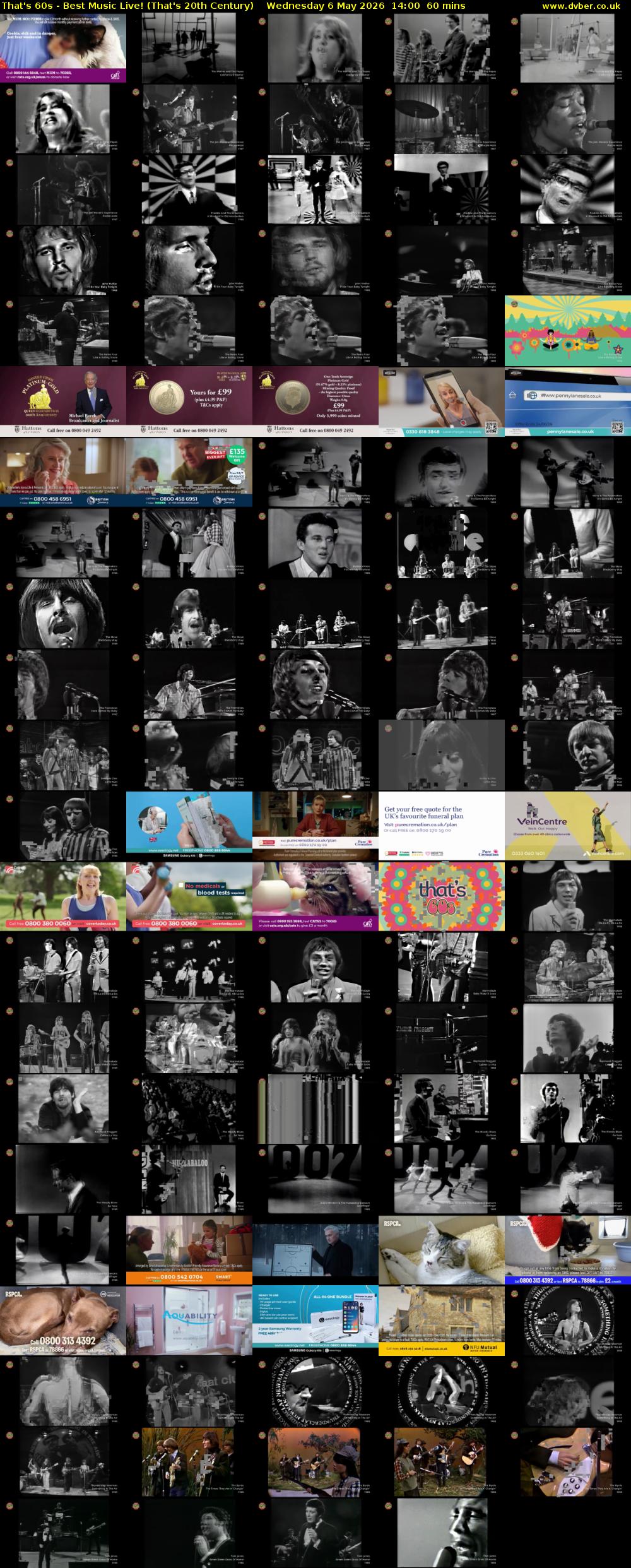 That's 60s - Best Music Live! (That's 20th Century) Wednesday 6 May 2026 14:00 - 15:00
