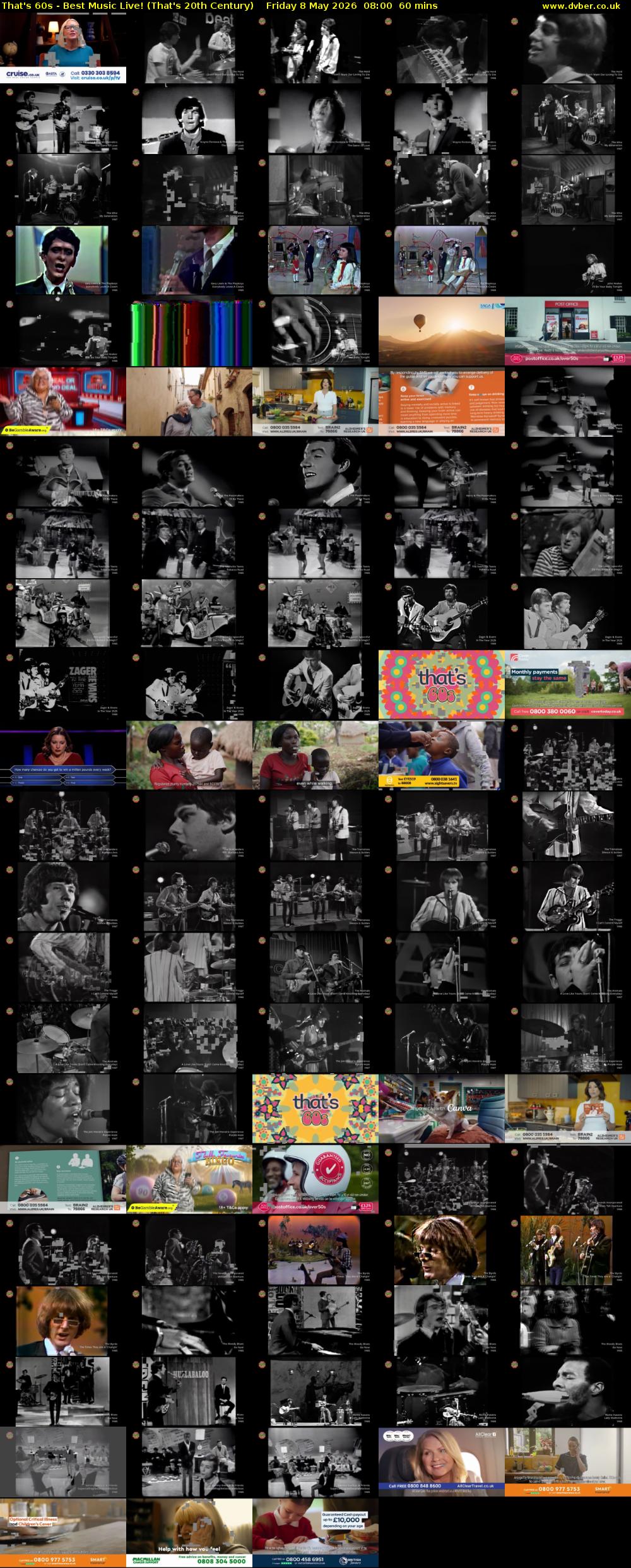 That's 60s - Best Music Live! (That's 20th Century) Friday 8 May 2026 08:00 - 09:00