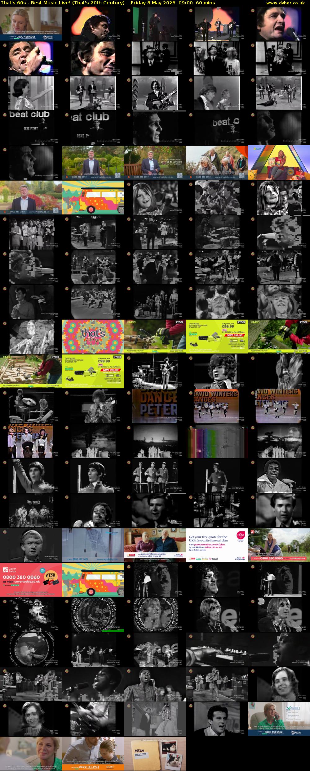 That's 60s - Best Music Live! (That's 20th Century) Friday 8 May 2026 09:00 - 10:00
