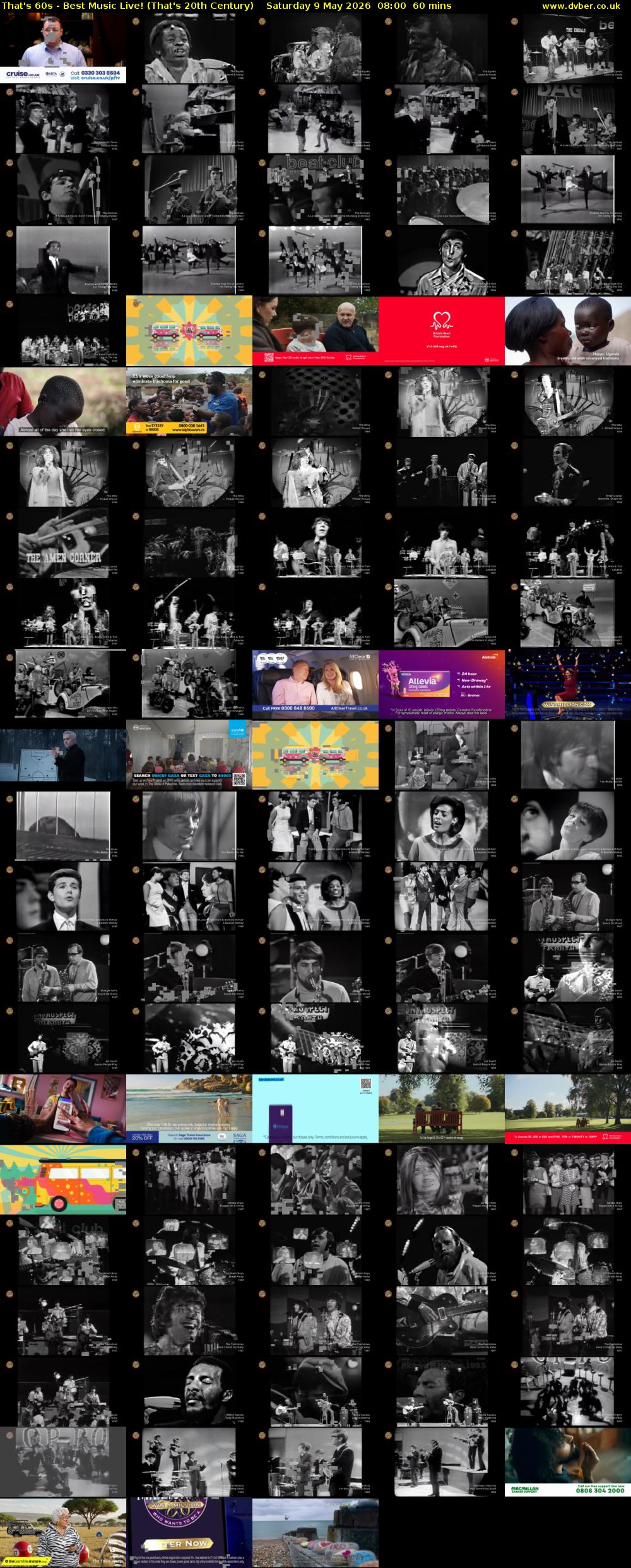 That's 60s - Best Music Live! (That's 20th Century) Saturday 9 May 2026 08:00 - 09:00