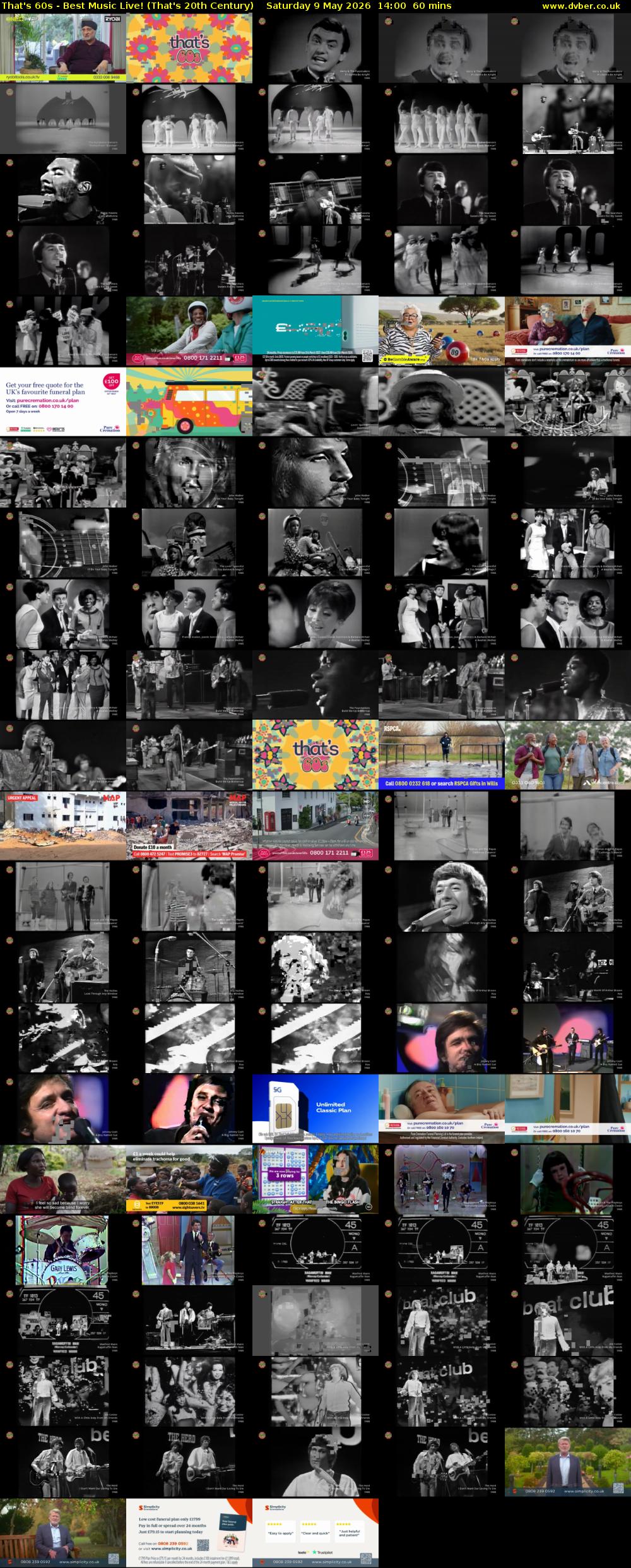 That's 60s - Best Music Live! (That's 20th Century) Saturday 9 May 2026 14:00 - 15:00