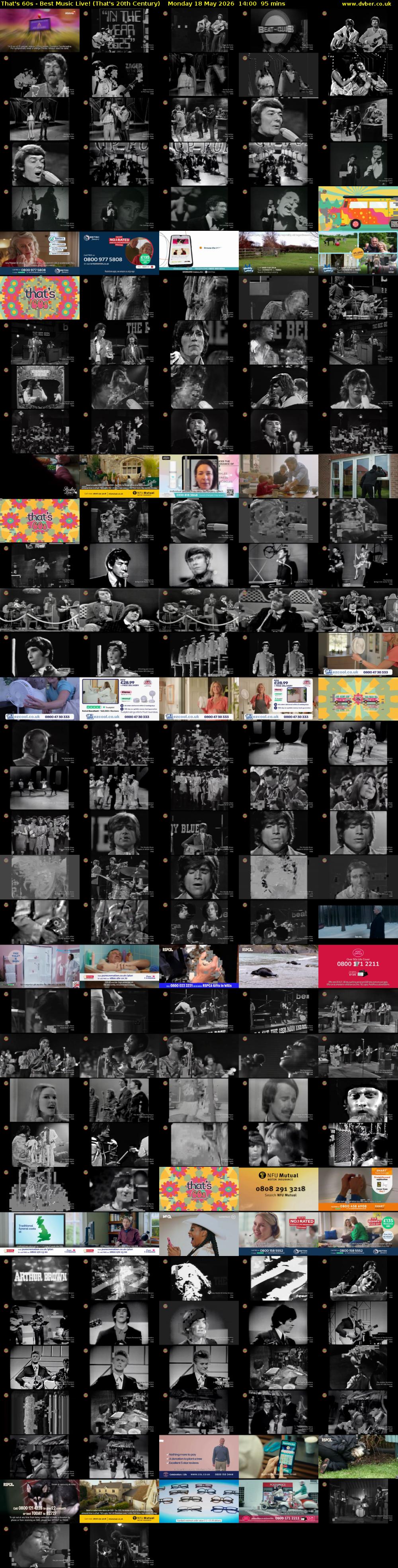 That's 60s - Best Music Live! (That's 20th Century) Monday 18 May 2026 14:00 - 15:35