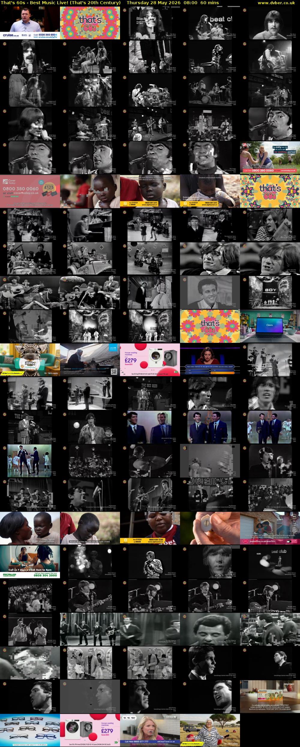 That's 60s - Best Music Live! (That's 20th Century) Thursday 28 May 2026 08:00 - 09:00