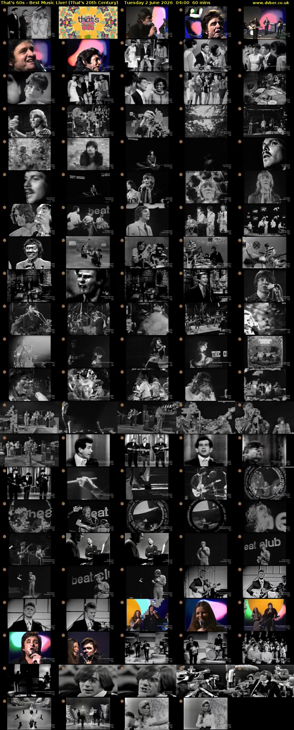 That's 60s - Best Music Live! (That's 20th Century) Tuesday 2 June 2026 04:00 - 05:00