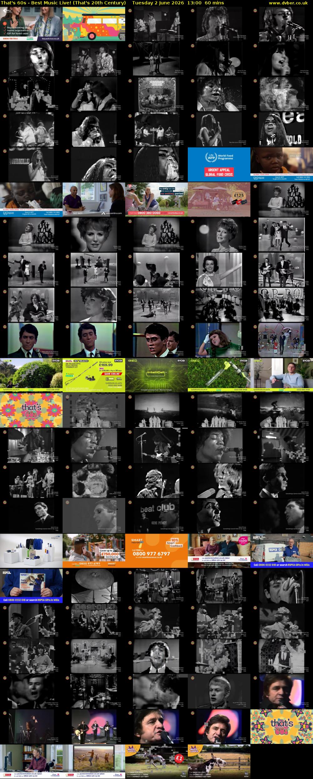 That's 60s - Best Music Live! (That's 20th Century) Tuesday 2 June 2026 13:00 - 14:00