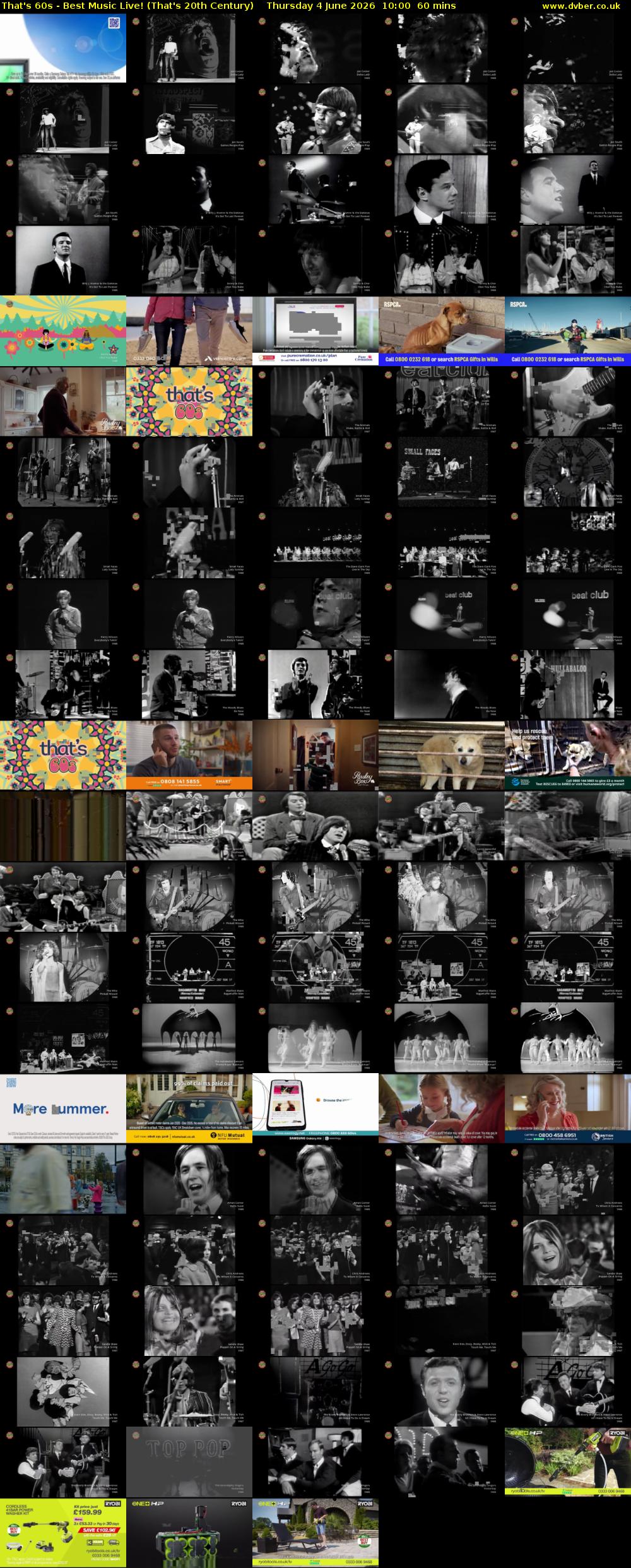 That's 60s - Best Music Live! (That's 20th Century) Thursday 4 June 2026 10:00 - 11:00