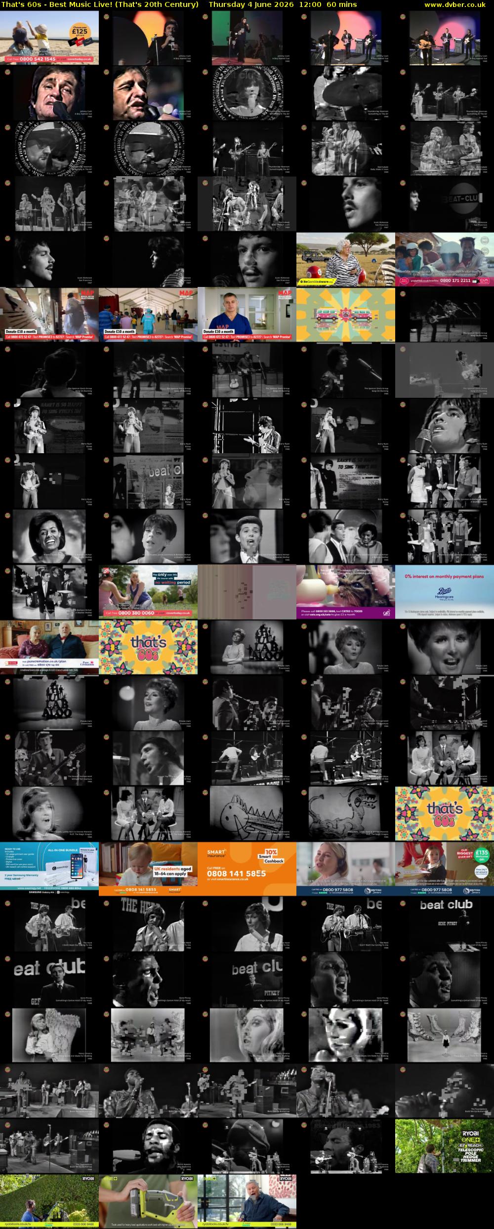That's 60s - Best Music Live! (That's 20th Century) Thursday 4 June 2026 12:00 - 13:00