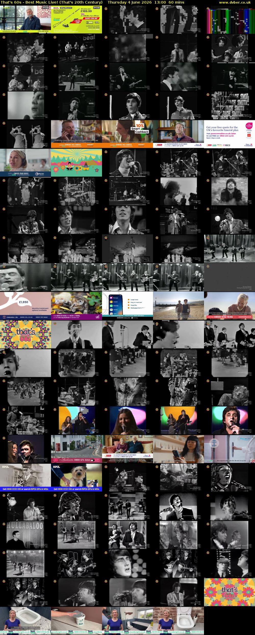 That's 60s - Best Music Live! (That's 20th Century) Thursday 4 June 2026 13:00 - 14:00