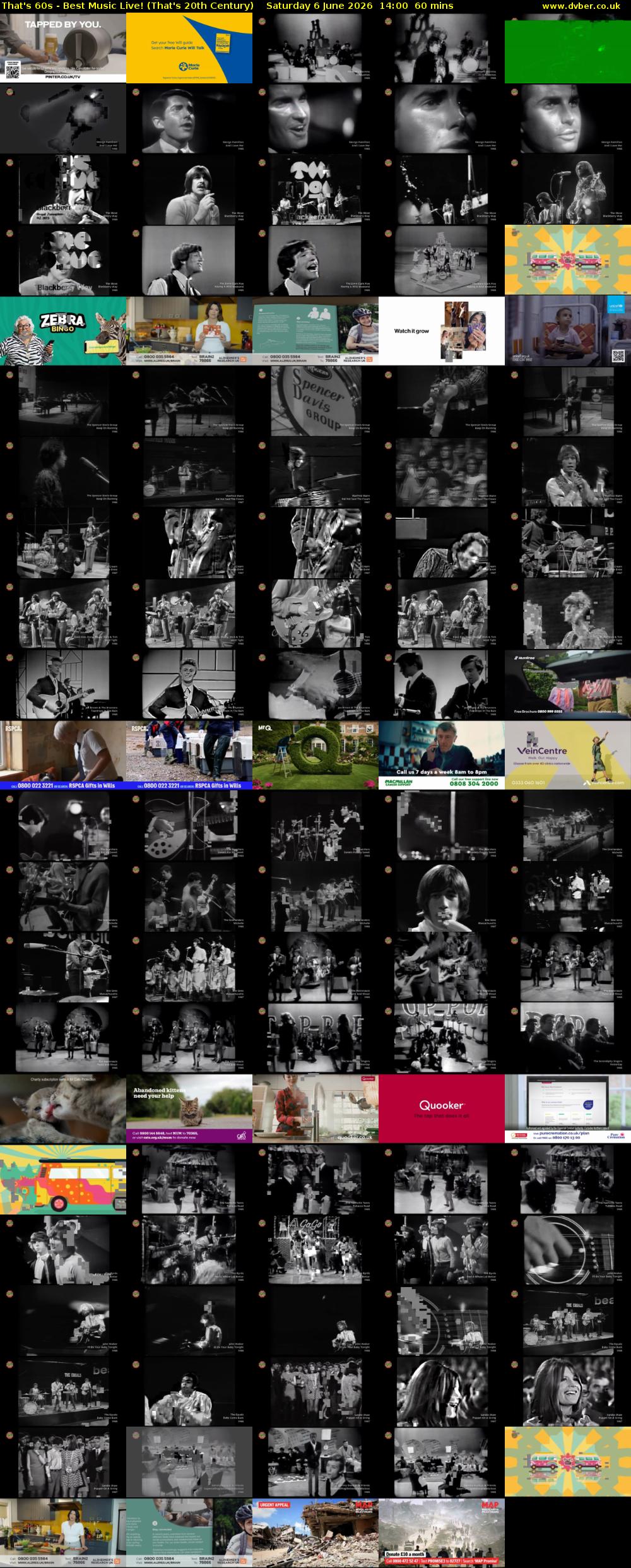 That's 60s - Best Music Live! (That's 20th Century) Saturday 6 June 2026 14:00 - 15:00