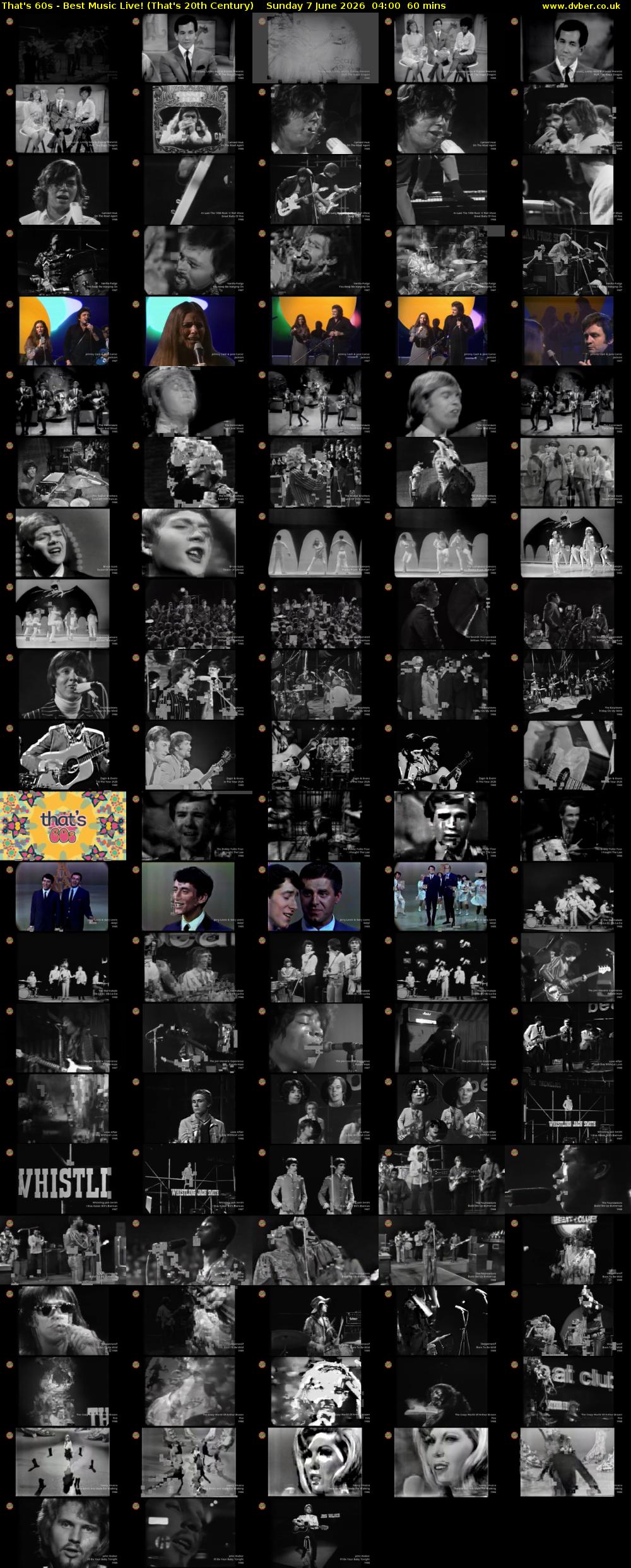 That's 60s - Best Music Live! (That's 20th Century) Sunday 7 June 2026 04:00 - 05:00