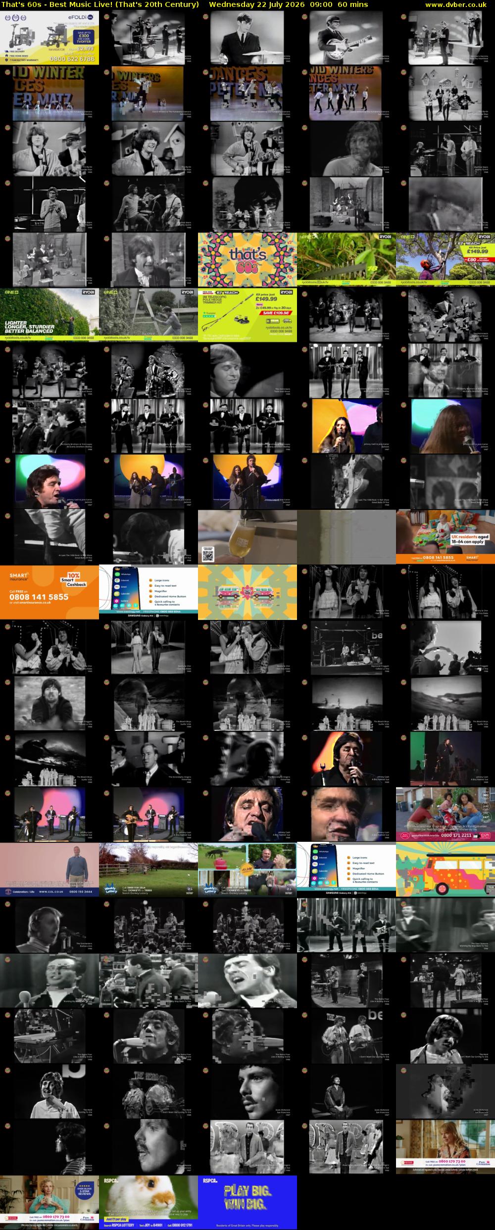 That's 60s - Best Music Live! (That's 20th Century) Wednesday 22 July 2026 09:00 - 10:00