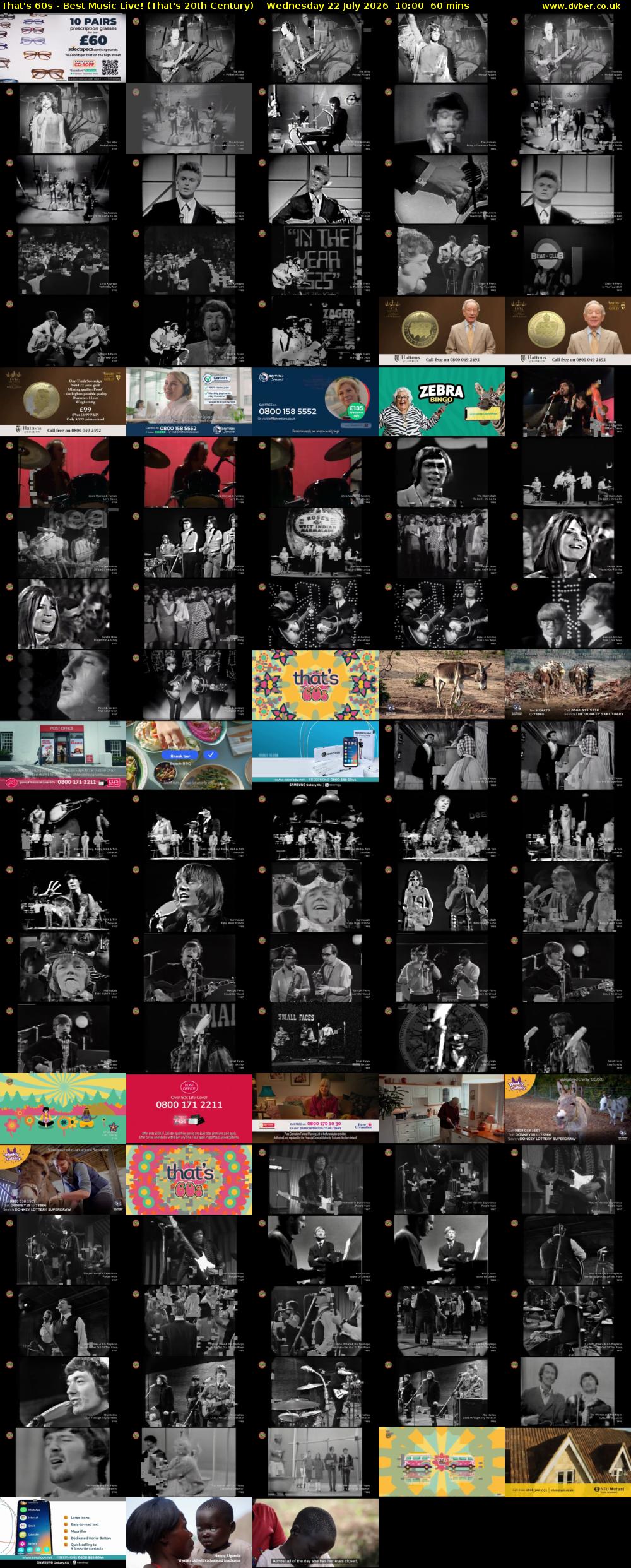 That's 60s - Best Music Live! (That's 20th Century) Wednesday 22 July 2026 10:00 - 11:00