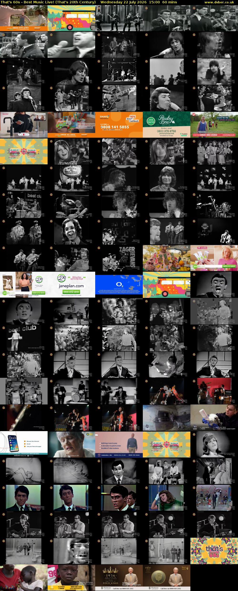 That's 60s - Best Music Live! (That's 20th Century) Wednesday 22 July 2026 15:00 - 16:00