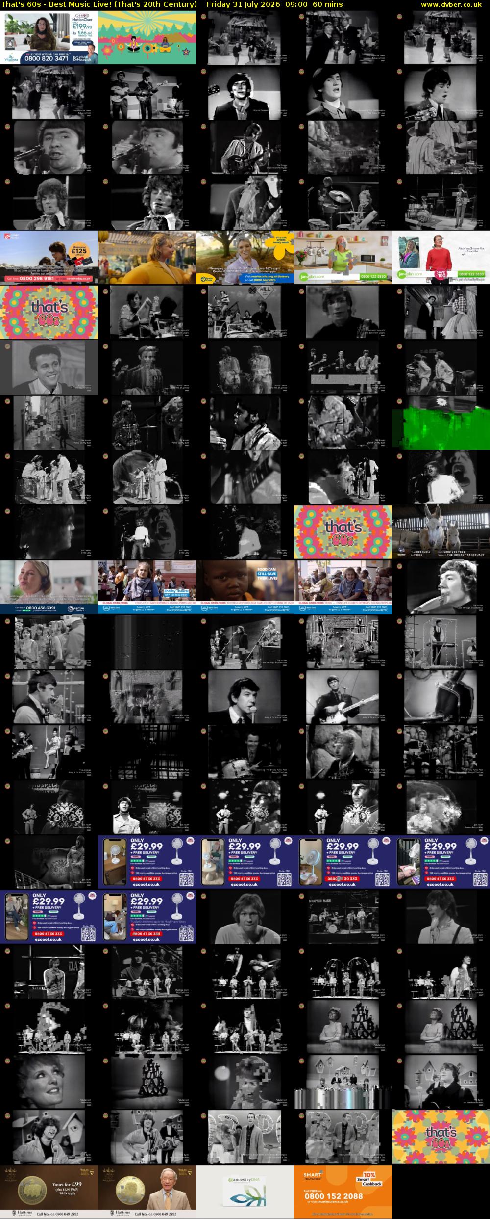 That's 60s - Best Music Live! (That's 20th Century) Friday 31 July 2026 09:00 - 10:00