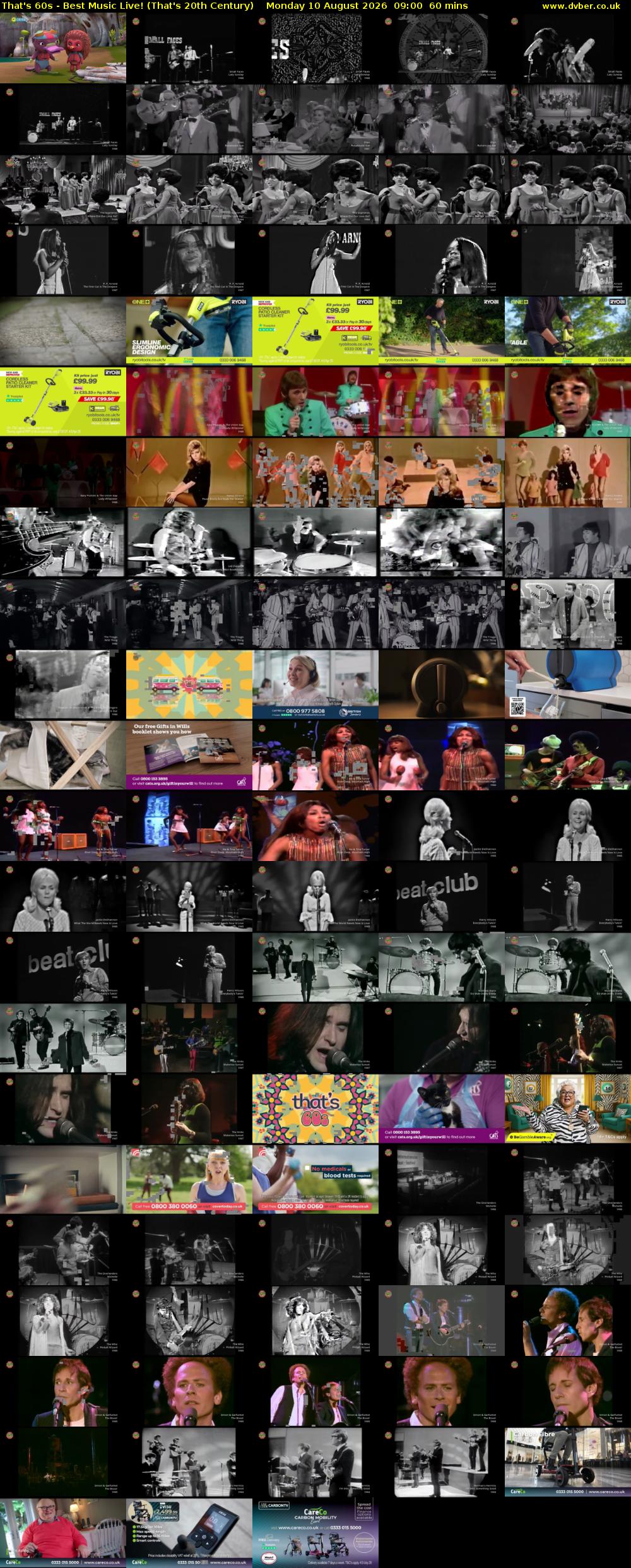 That's 60s - Best Music Live! (That's 20th Century) Monday 10 August 2026 09:00 - 10:00