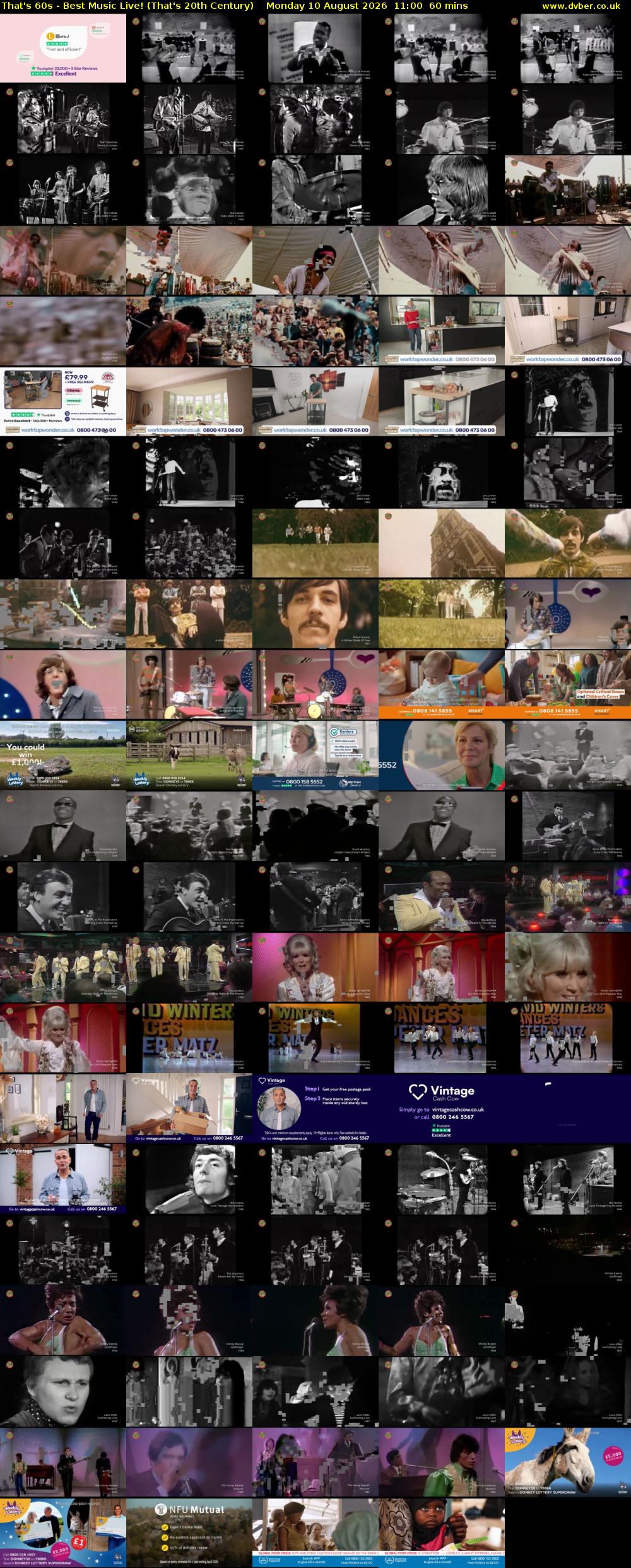That's 60s - Best Music Live! (That's 20th Century) Monday 10 August 2026 11:00 - 12:00