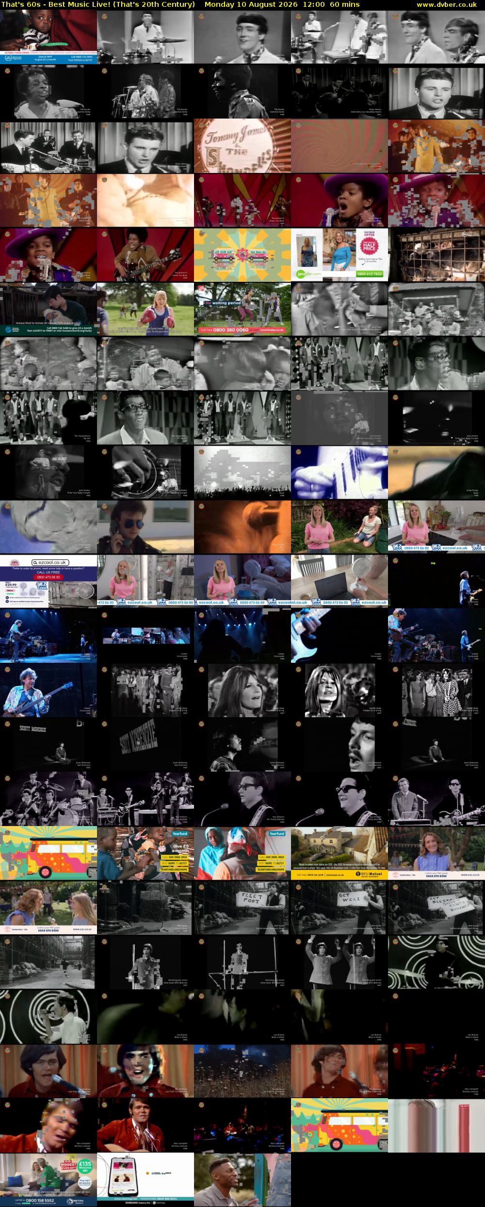 That's 60s - Best Music Live! (That's 20th Century) Monday 10 August 2026 12:00 - 13:00