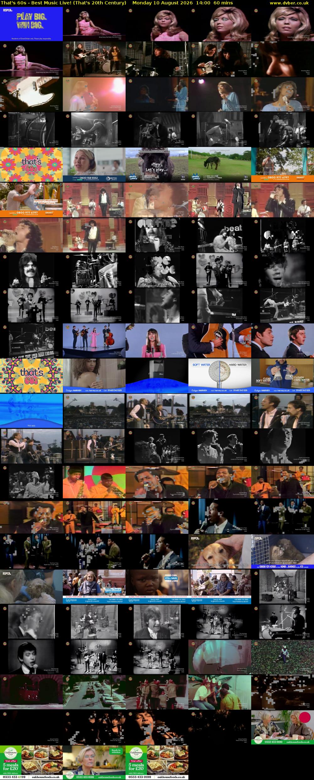 That's 60s - Best Music Live! (That's 20th Century) Monday 10 August 2026 14:00 - 15:00