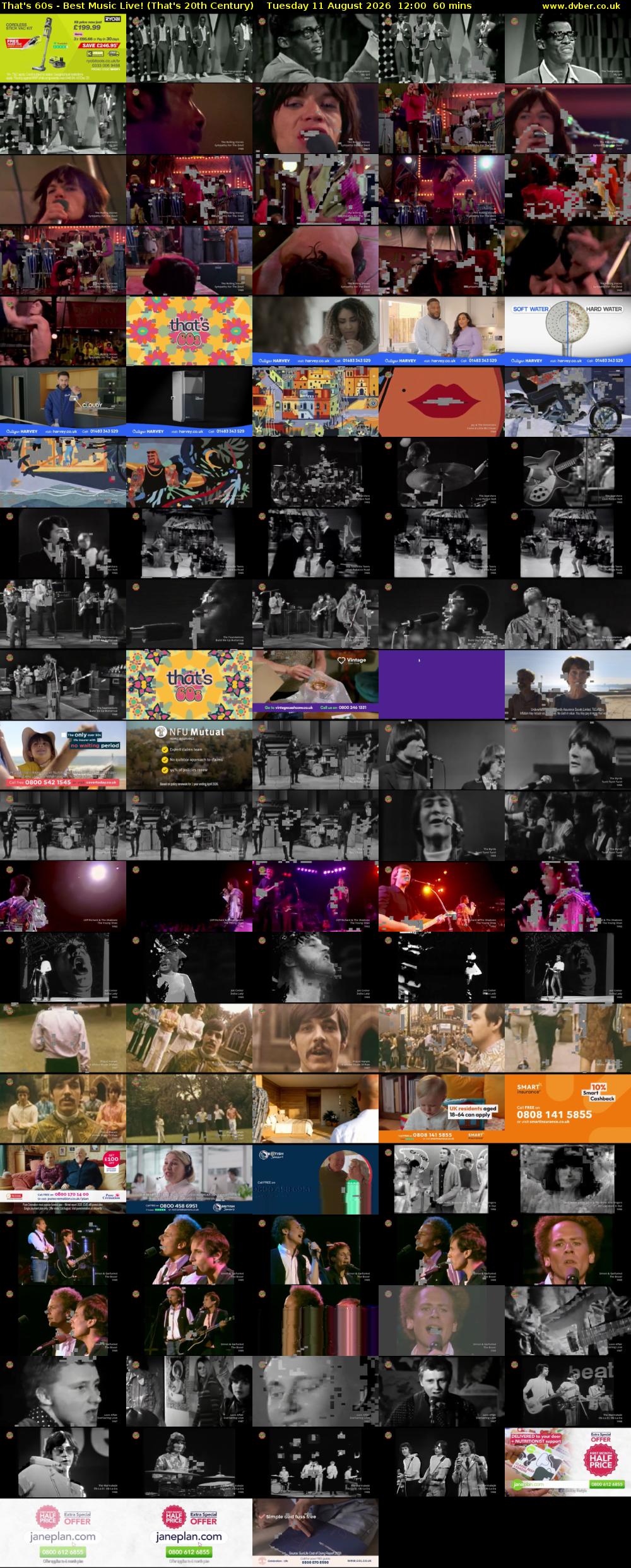 That's 60s - Best Music Live! (That's 20th Century) Tuesday 11 August 2026 12:00 - 13:00