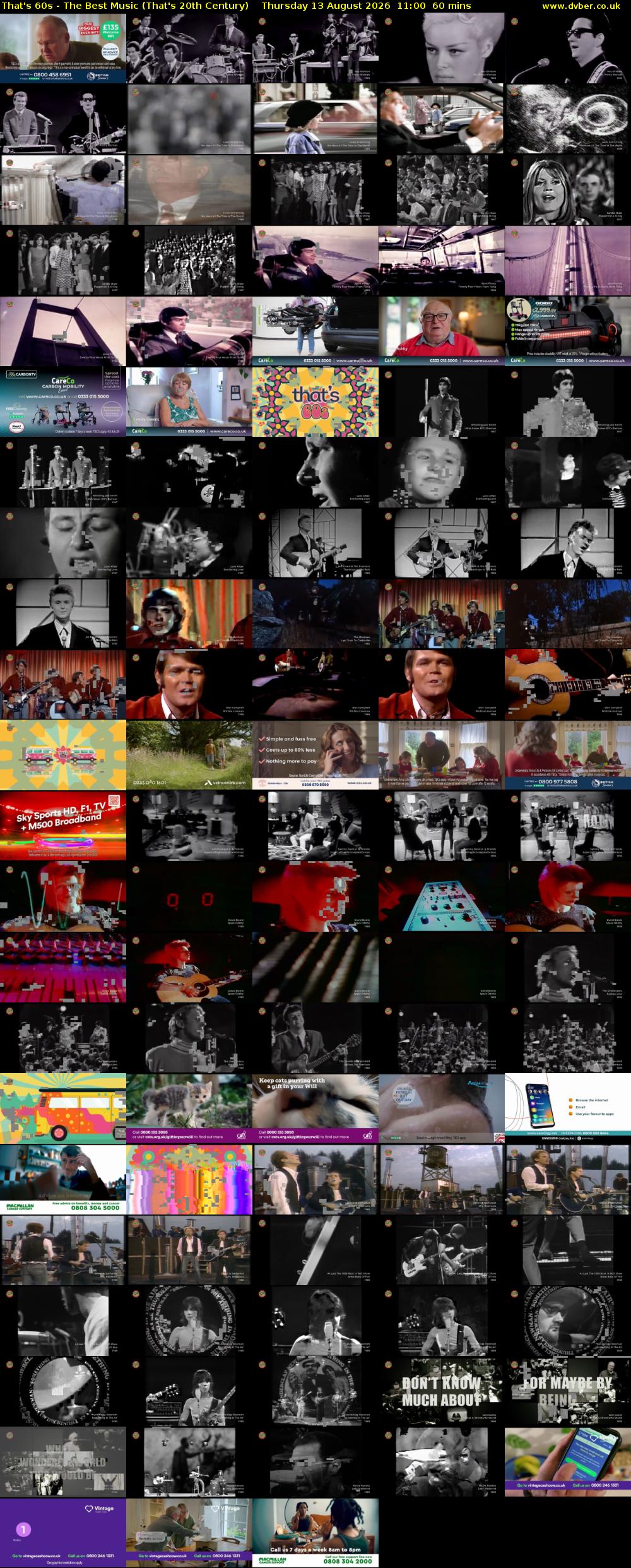 That's 60s - The Best Music (That's 20th Century) Thursday 13 August 2026 11:00 - 12:00