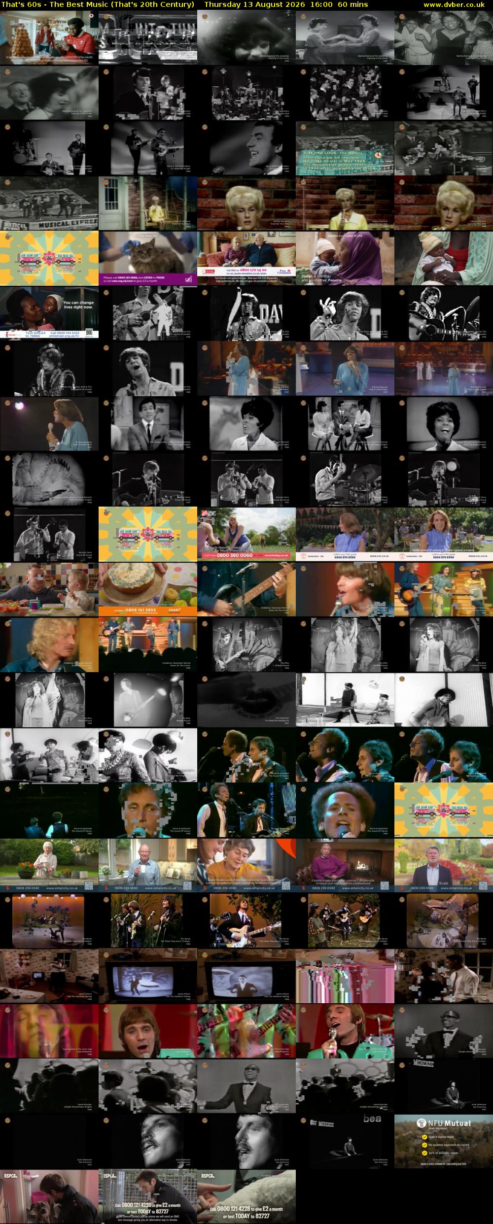 That's 60s - The Best Music (That's 20th Century) Thursday 13 August 2026 16:00 - 17:00