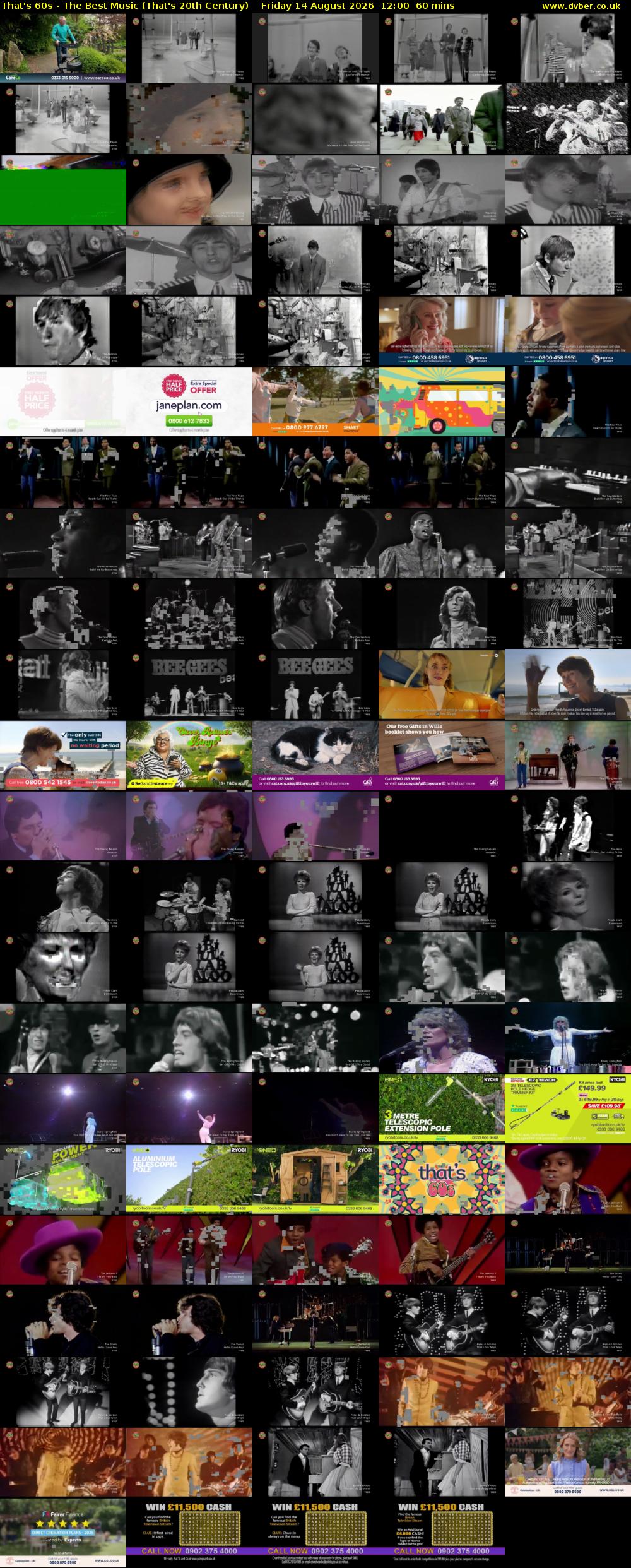 That's 60s - The Best Music (That's 20th Century) Friday 14 August 2026 12:00 - 13:00