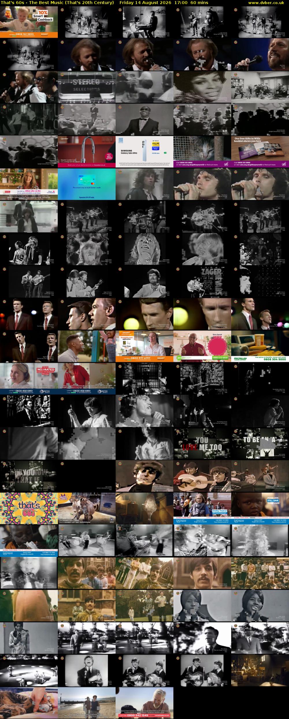 That's 60s - The Best Music (That's 20th Century) Friday 14 August 2026 17:00 - 18:00
