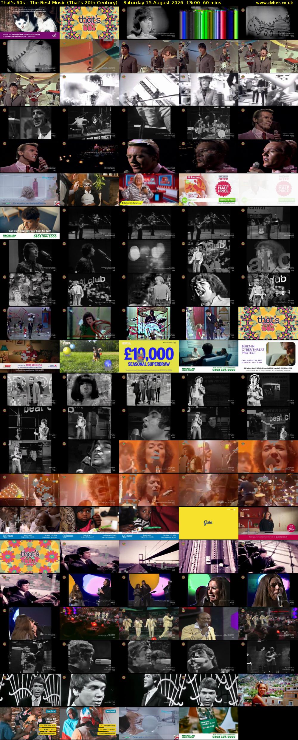 That's 60s - The Best Music (That's 20th Century) Saturday 15 August 2026 13:00 - 14:00