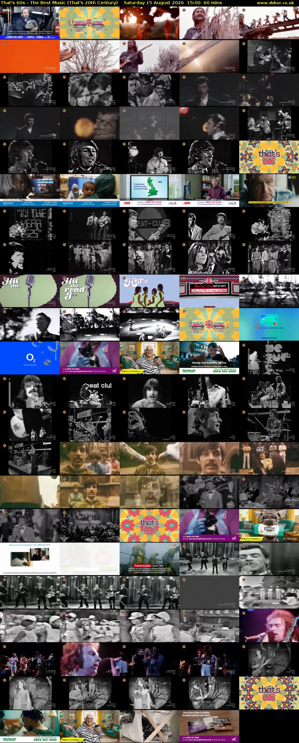 That's 60s - The Best Music (That's 20th Century) Saturday 15 August 2026 15:00 - 16:00