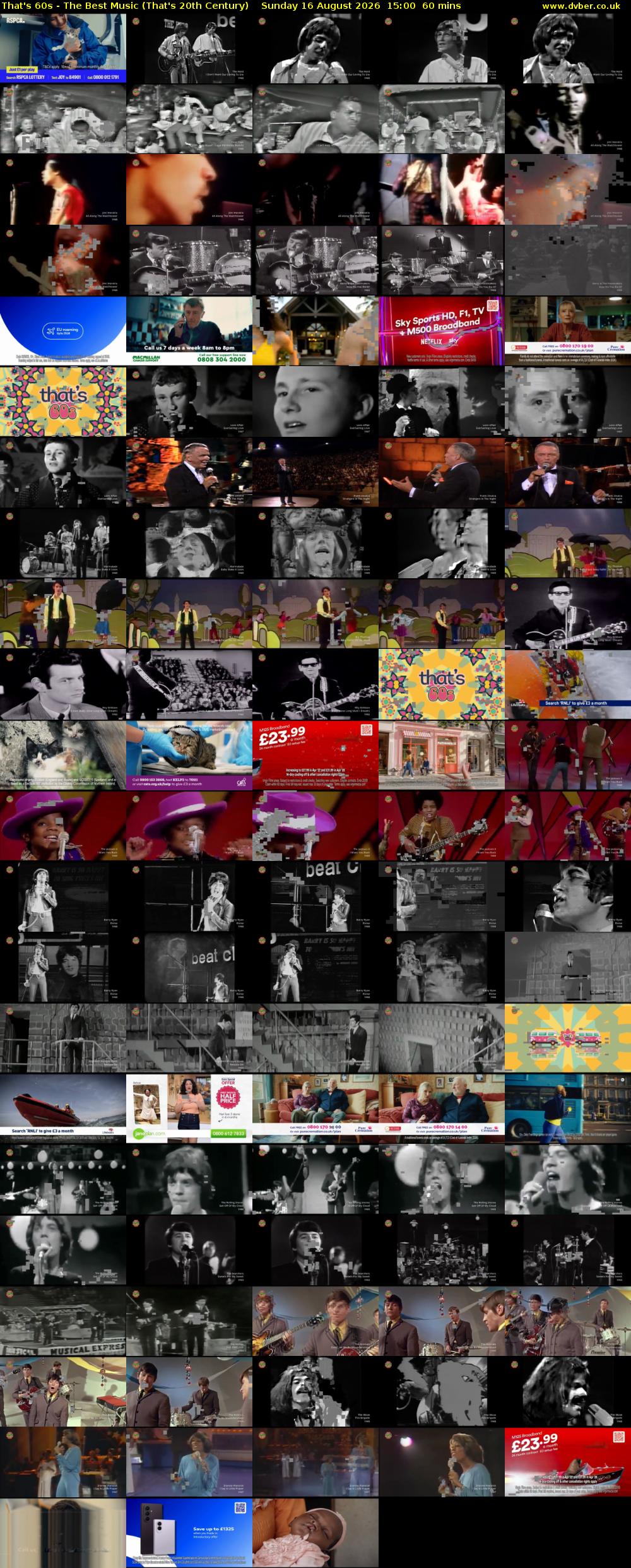 That's 60s - The Best Music (That's 20th Century) Sunday 16 August 2026 15:00 - 16:00