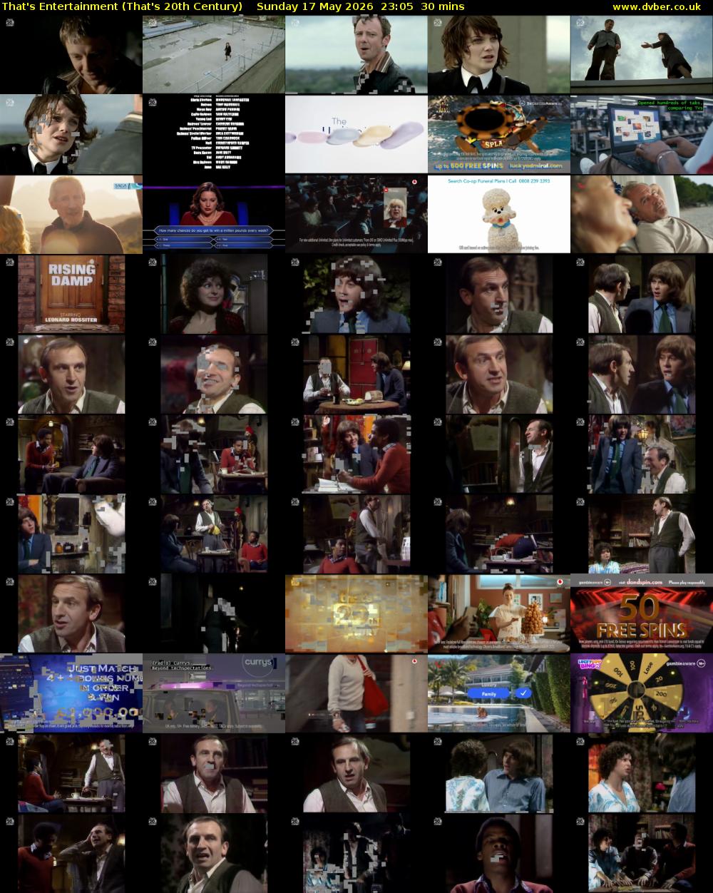 That's Entertainment (That's 20th Century) Sunday 17 May 2026 23:05 - 23:35