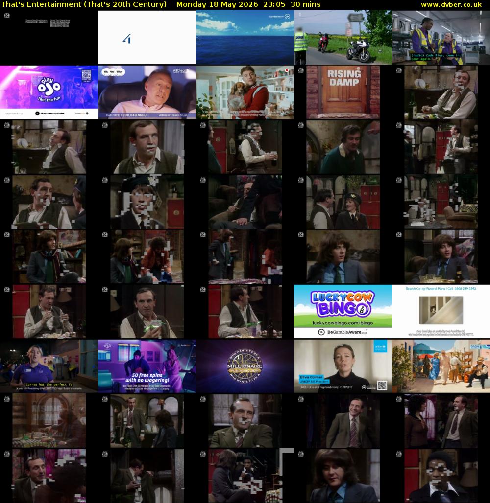 That's Entertainment (That's 20th Century) Monday 18 May 2026 23:05 - 23:35