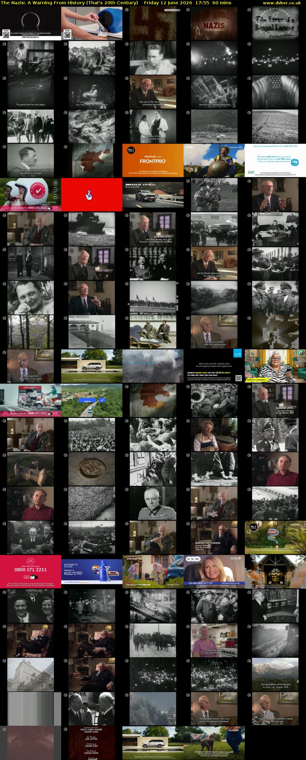 The Nazis: A Warning From History (That's 20th Century) Friday 12 June 2026 17:55 - 18:55